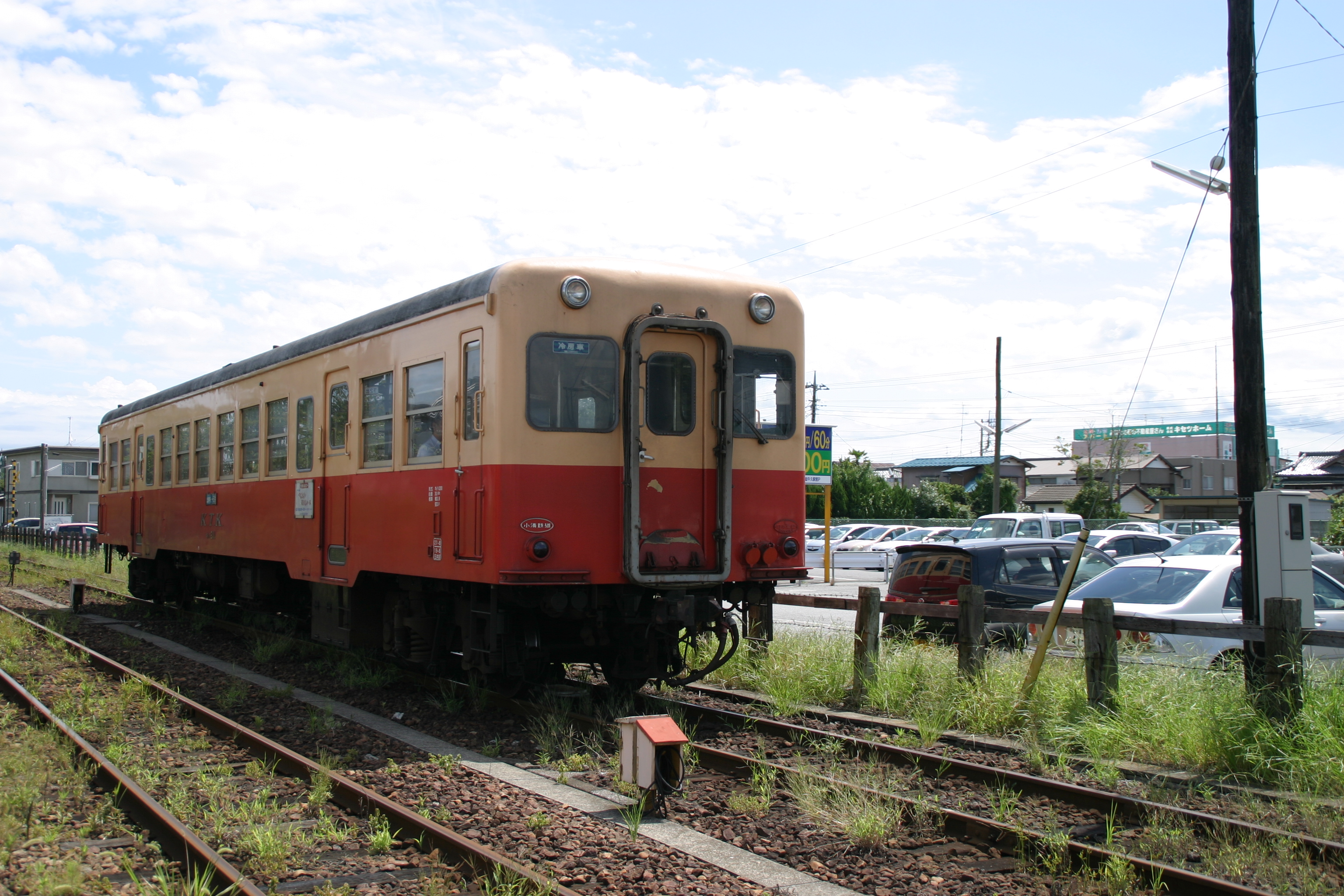 一両編成の小湊鉄道の車両